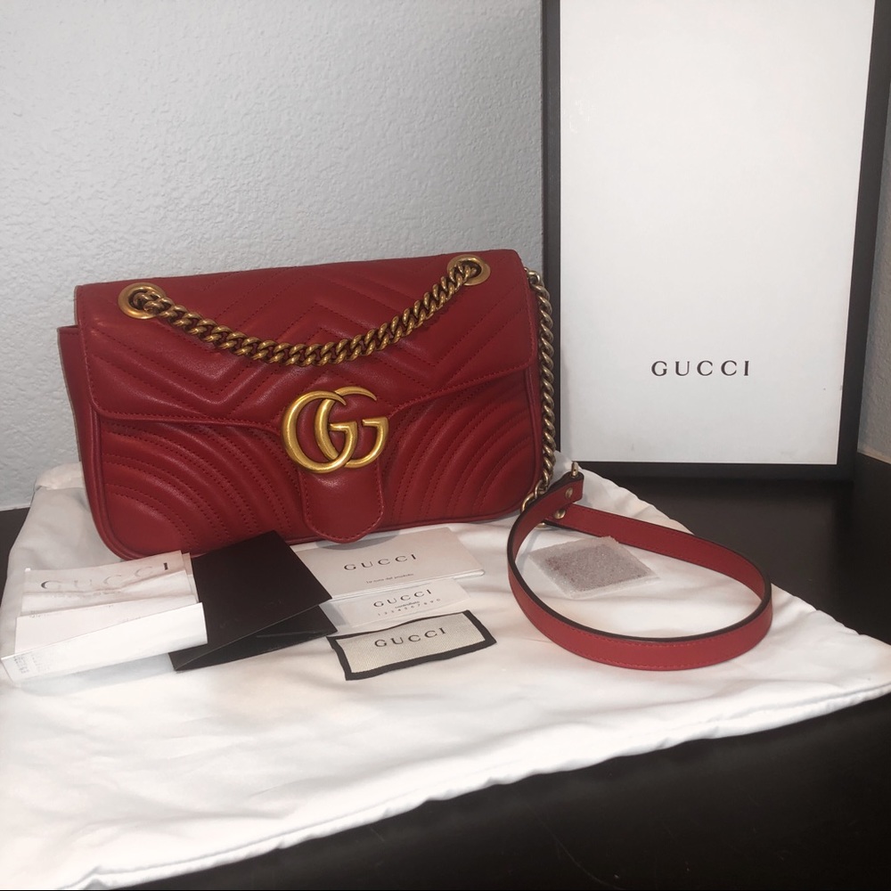 ‼️‼️SOLD‼️‼️Gucci GG Marmont small matelassé bag